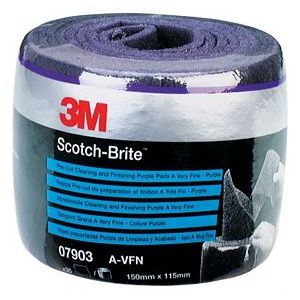 3M  Scotch Brite Roll Pre-Cut   115mm x 150mm  x 35  Purple    -07903