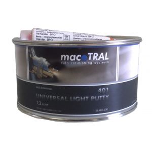 401 Universal Light Putty 1.3 kg + Hardener paste 50 gr