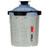 3M PPS 2.0 STANDARD 650ml 125μ (incl.: 50 liners + 50 lids + 32 sealing caps + 1 cup) PN 26026