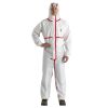 3M 4565 Protective Coverall White/Red Type 4/5/6 XXL